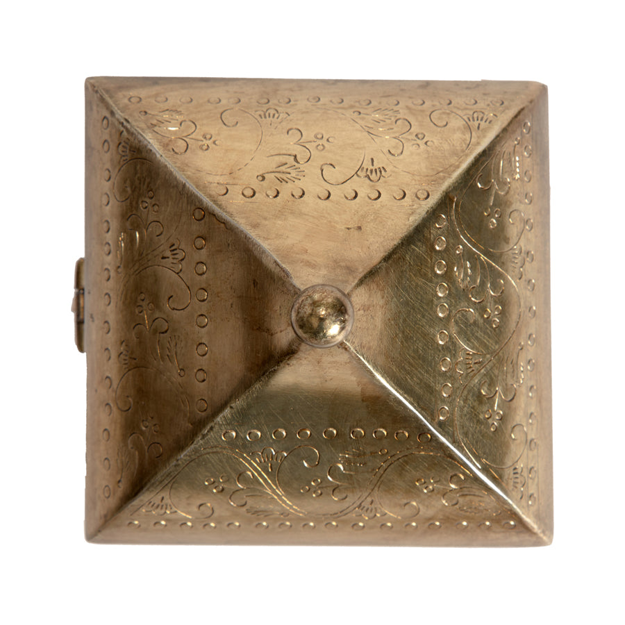Handcrafted Contemporary Moroccan Square Box 17cm